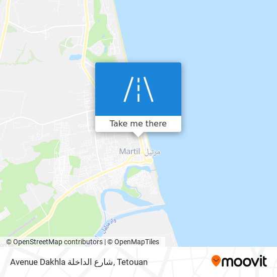 Avenue Dakhla شارع الداخلة map