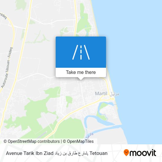 Avenue Tarik Ibn Ziad شارع طارق بن زياد map