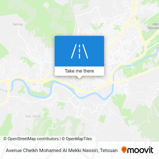 Avenue Cheikh Mohamed Al Mekki Nassiri map