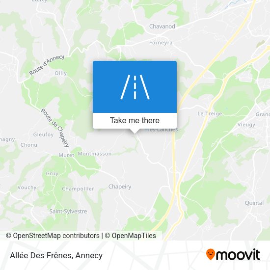 Allée Des Frênes map