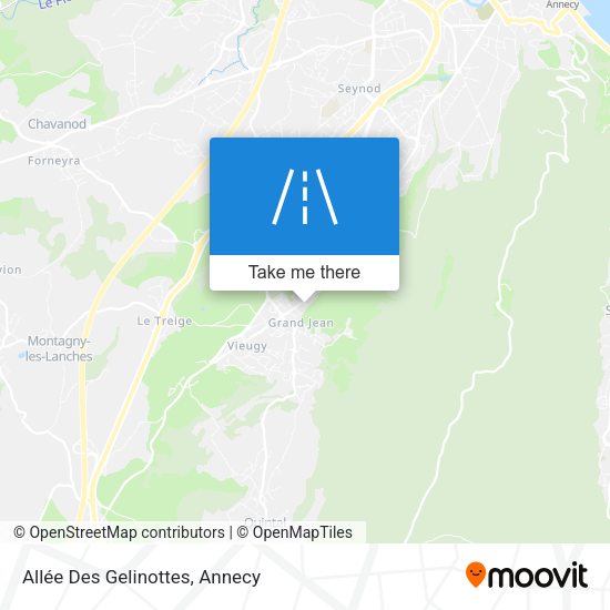 Allée Des Gelinottes map