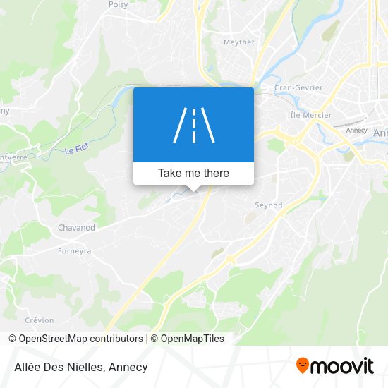 Allée Des Nielles map