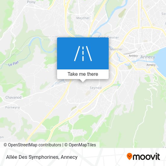 Allée Des Symphorines map
