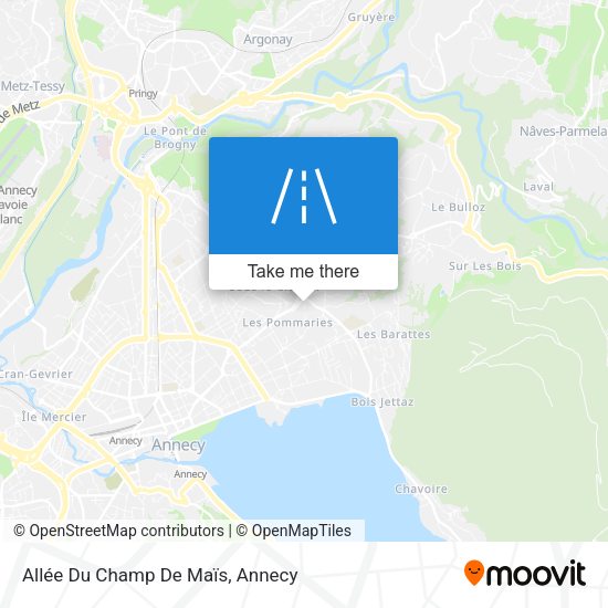 Allée Du Champ De Maïs map