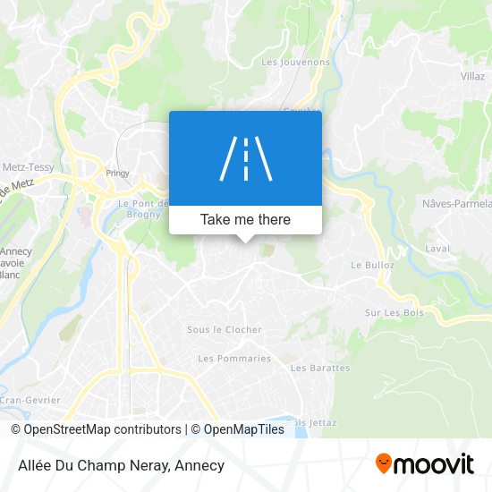 Allée Du Champ Neray map