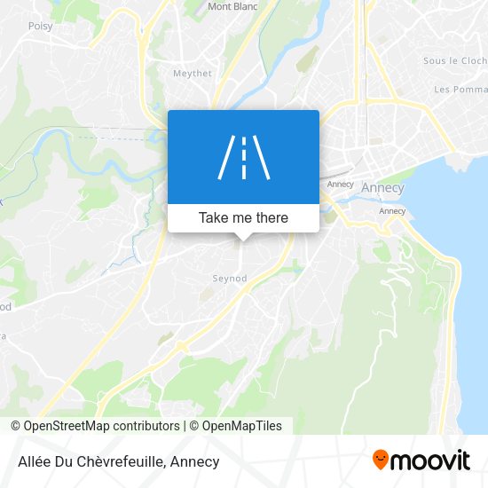 Allée Du Chèvrefeuille map