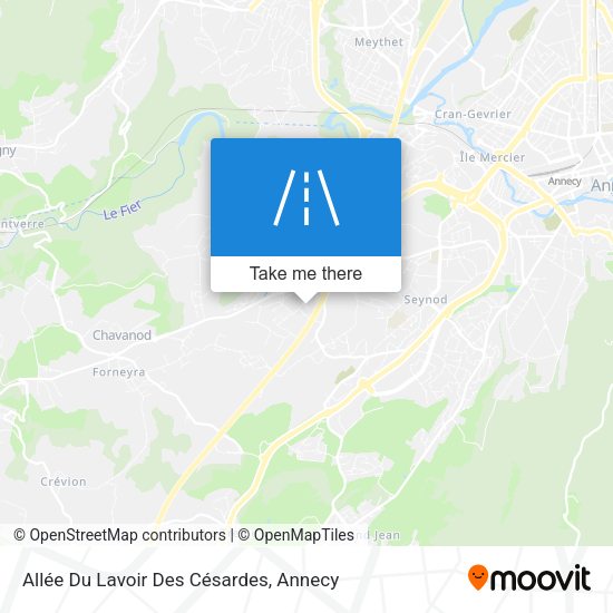 Allée Du Lavoir Des Césardes map