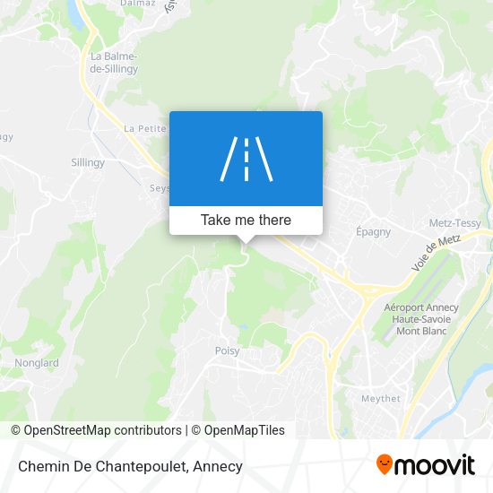 Chemin De Chantepoulet map