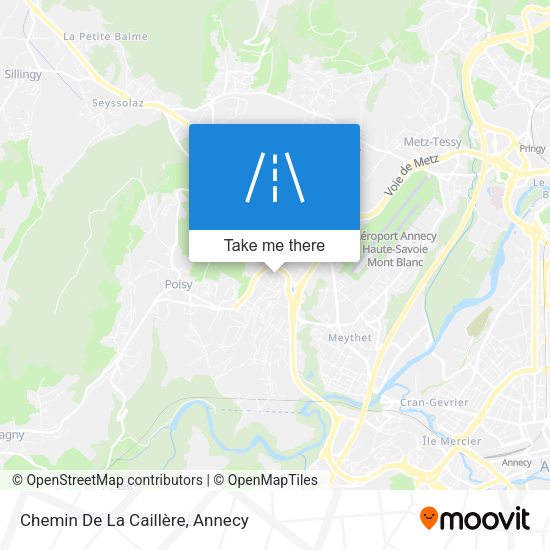 Chemin De La Caillère map