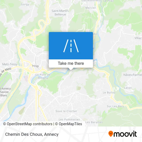 Chemin Des Choux map