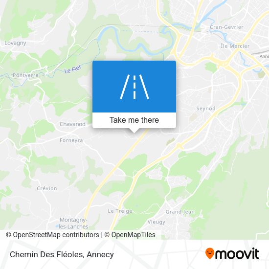 Chemin Des Fléoles map