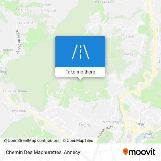 Chemin Des Machurettes map