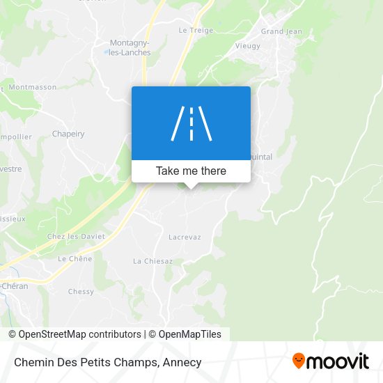 Chemin Des Petits Champs map