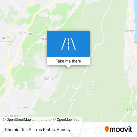 Chemin Des Pierres Plates map