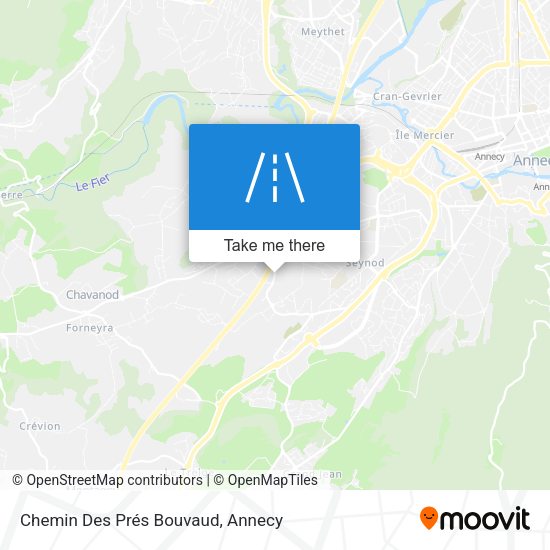Chemin Des Prés Bouvaud map