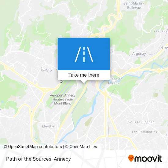 Chemin Des Sources map