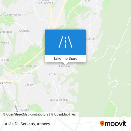 Allée Du Servetty map