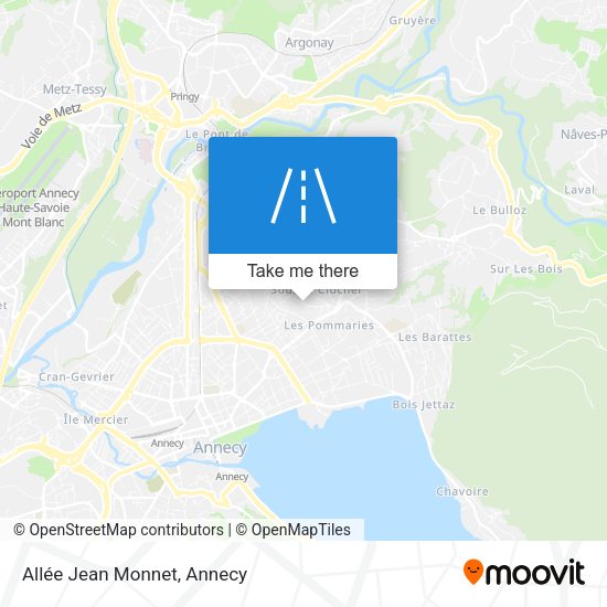 Allée Jean Monnet map