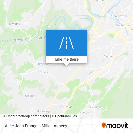 Allée Jean-François Millet map