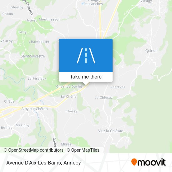 Avenue D'Aix-Les-Bains map