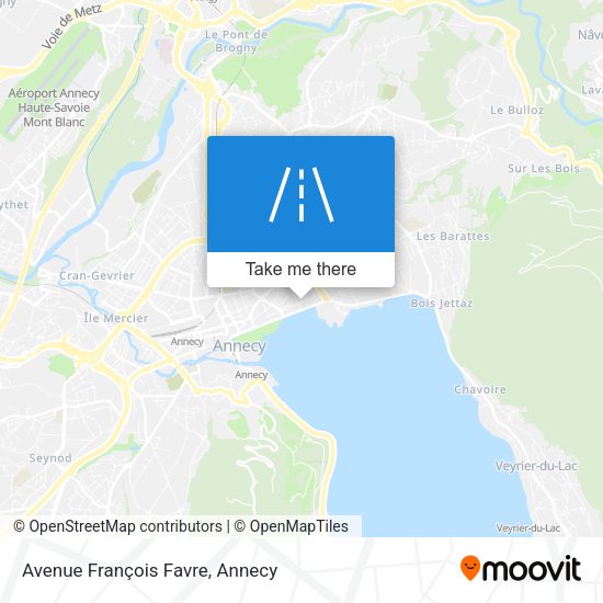 Avenue François Favre map