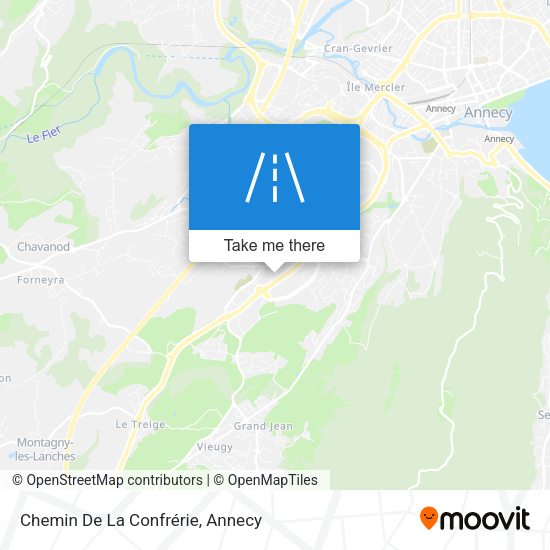 Chemin De La Confrérie map