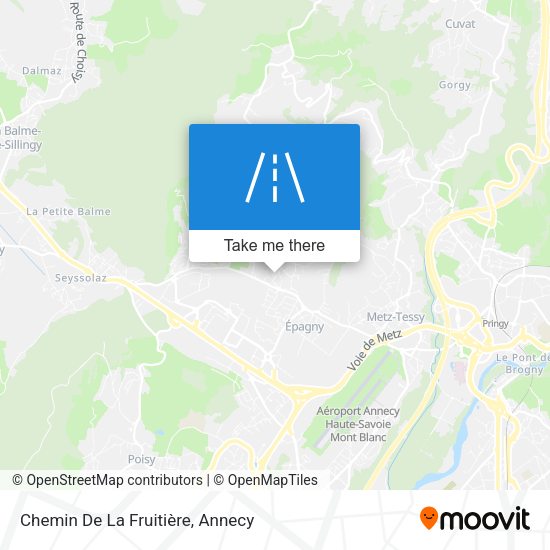 Chemin De La Fruitière map