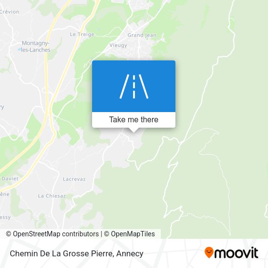 Chemin De La Grosse Pierre map