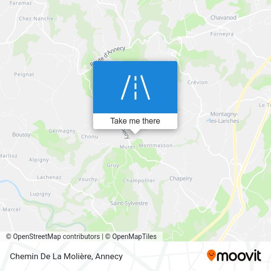 Chemin De La Molière map