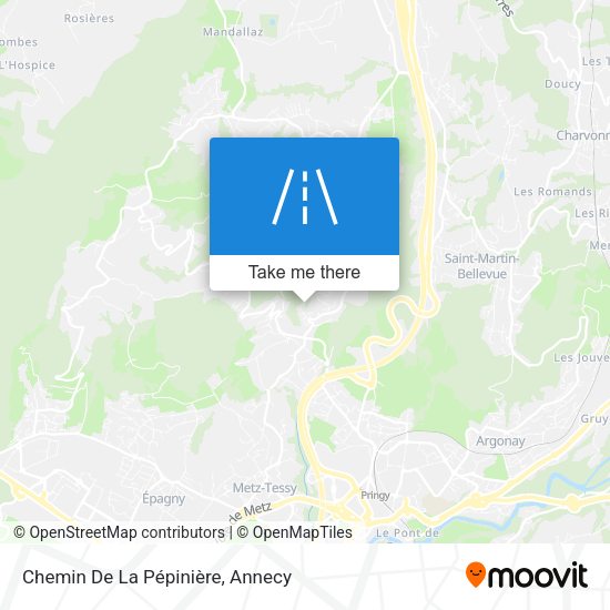 Chemin De La Pépinière map