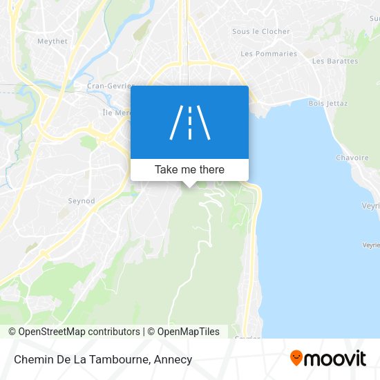 Chemin De La Tambourne map