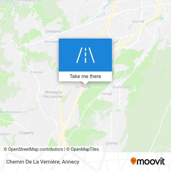 Chemin De La Vernière map