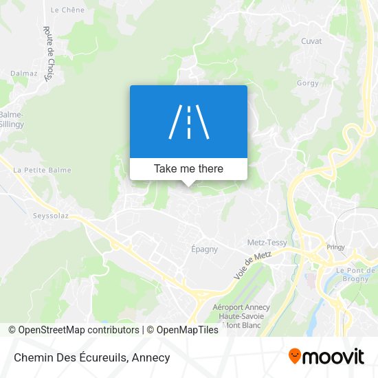Chemin Des Écureuils map