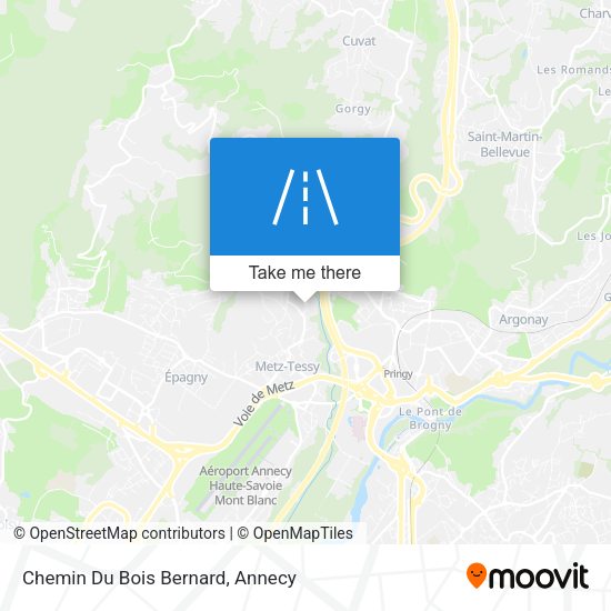 Chemin Du Bois Bernard map