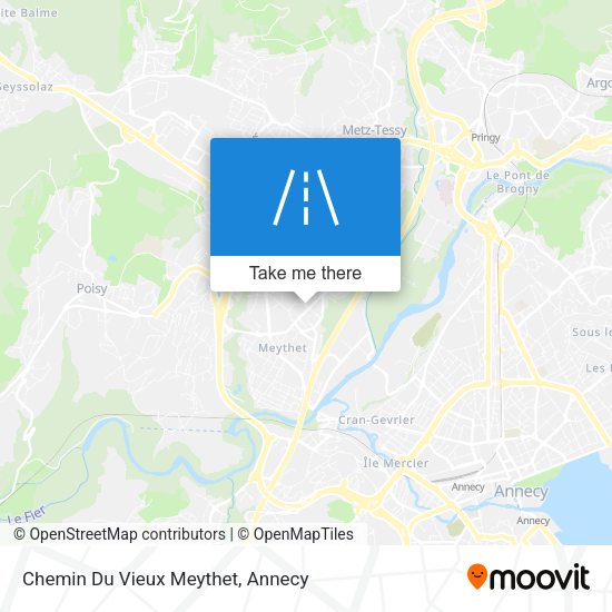 Chemin Du Vieux Meythet map