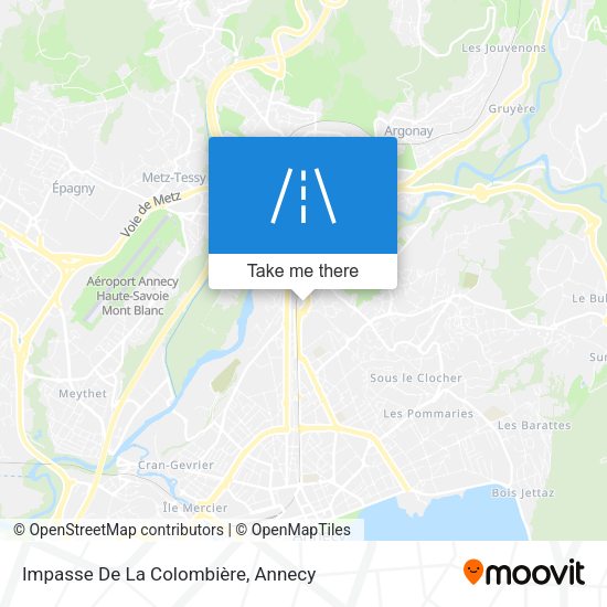 Impasse De La Colombière map