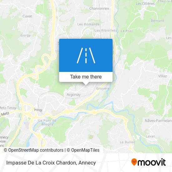 Impasse De La Croix Chardon map