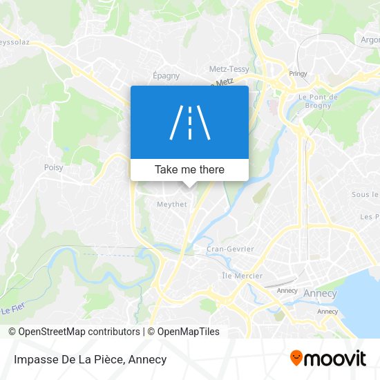 Impasse De La Pièce map