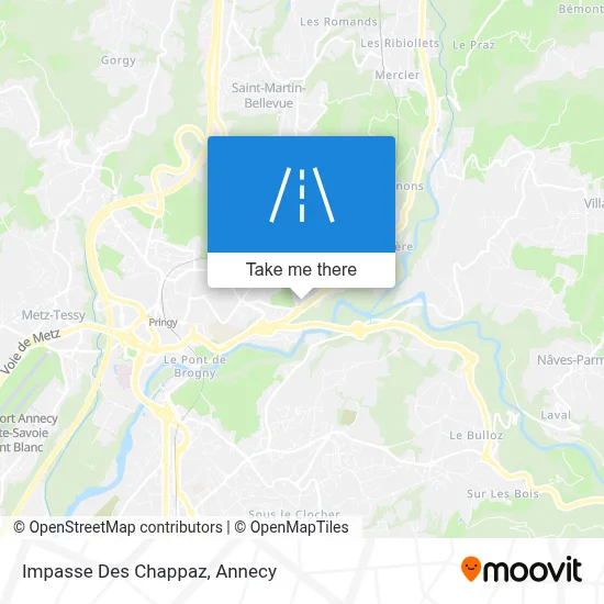 Impasse Des Chappaz map