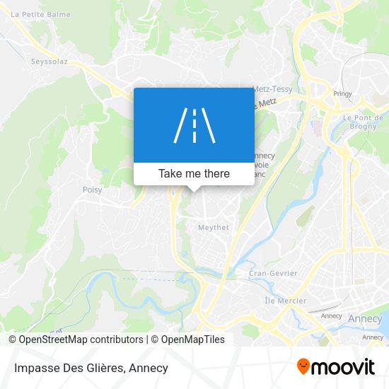 Impasse Des Glières map
