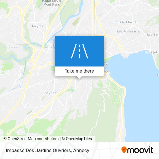 Impasse Des Jardins Ouvriers map