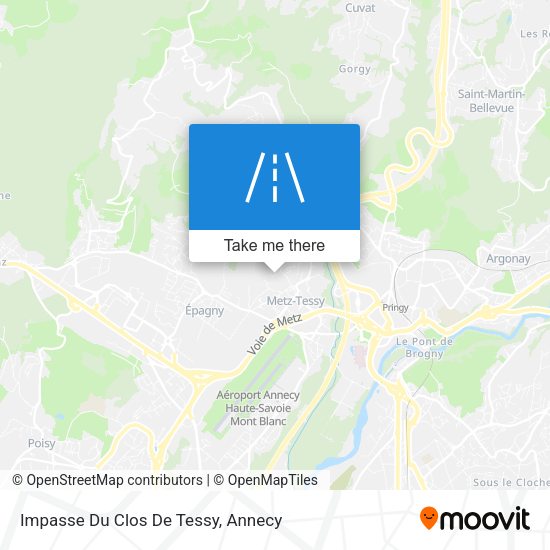 Impasse Du Clos De Tessy map