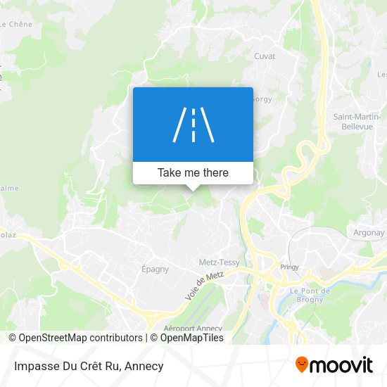 Impasse Du Crêt Ru map