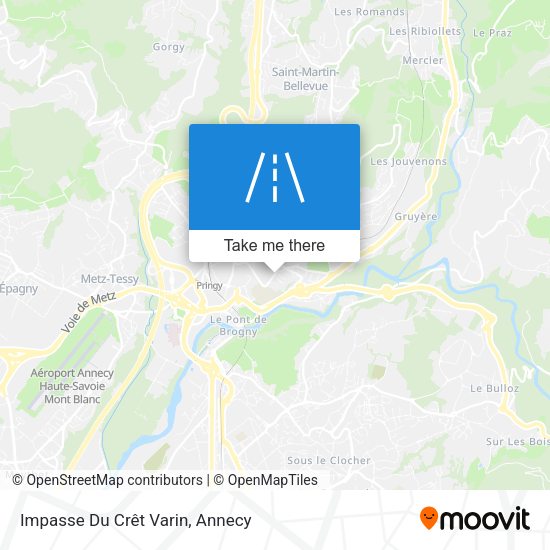 Impasse Du Crêt Varin map