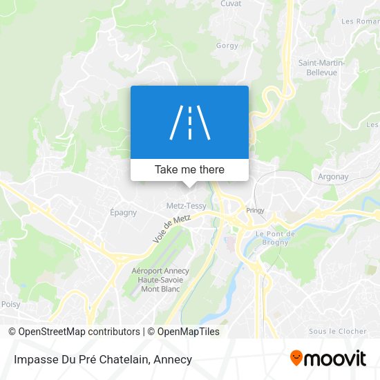 Impasse Du Pré Chatelain map
