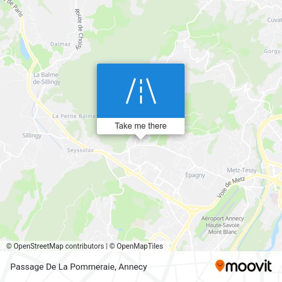 Passage De La Pommeraie map