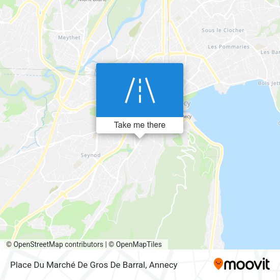 Place Du Marché De Gros De Barral map