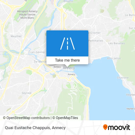 Quai Eustache Chappuis map