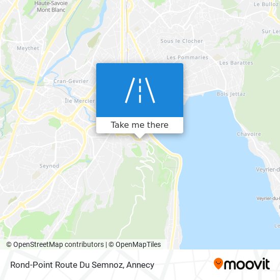 Mapa Rond-Point Route Du Semnoz