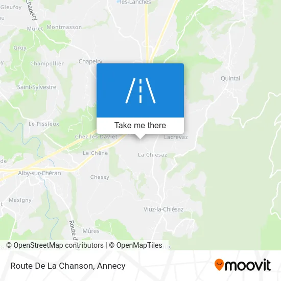 Route De La Chanson map